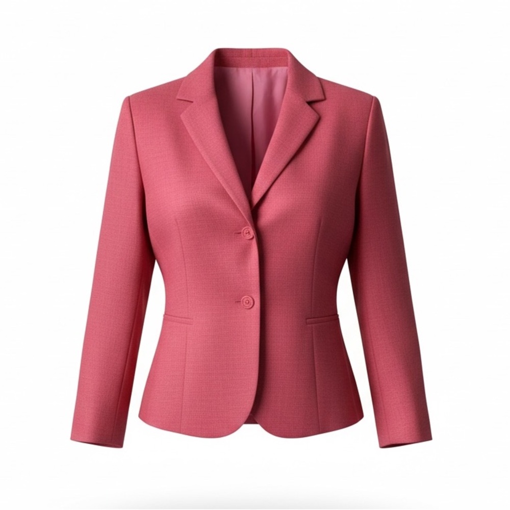 TALBOTS Wool Single Breast Blazer Pink Size 14
